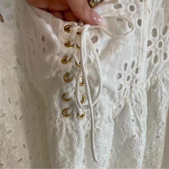 Saboskirt Luxe Leyton Eyelet Mini Dress - Picture 6 of 14